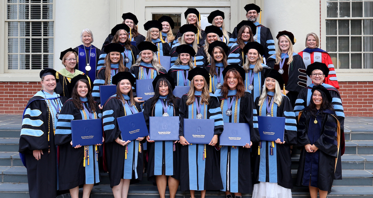 Cohort 2 from the Presbyterian College Occupational Therapy Doctoral program graduates on Aug. 2, 2024.