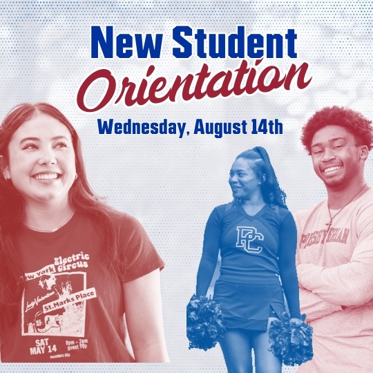 New Student Orientation March 14